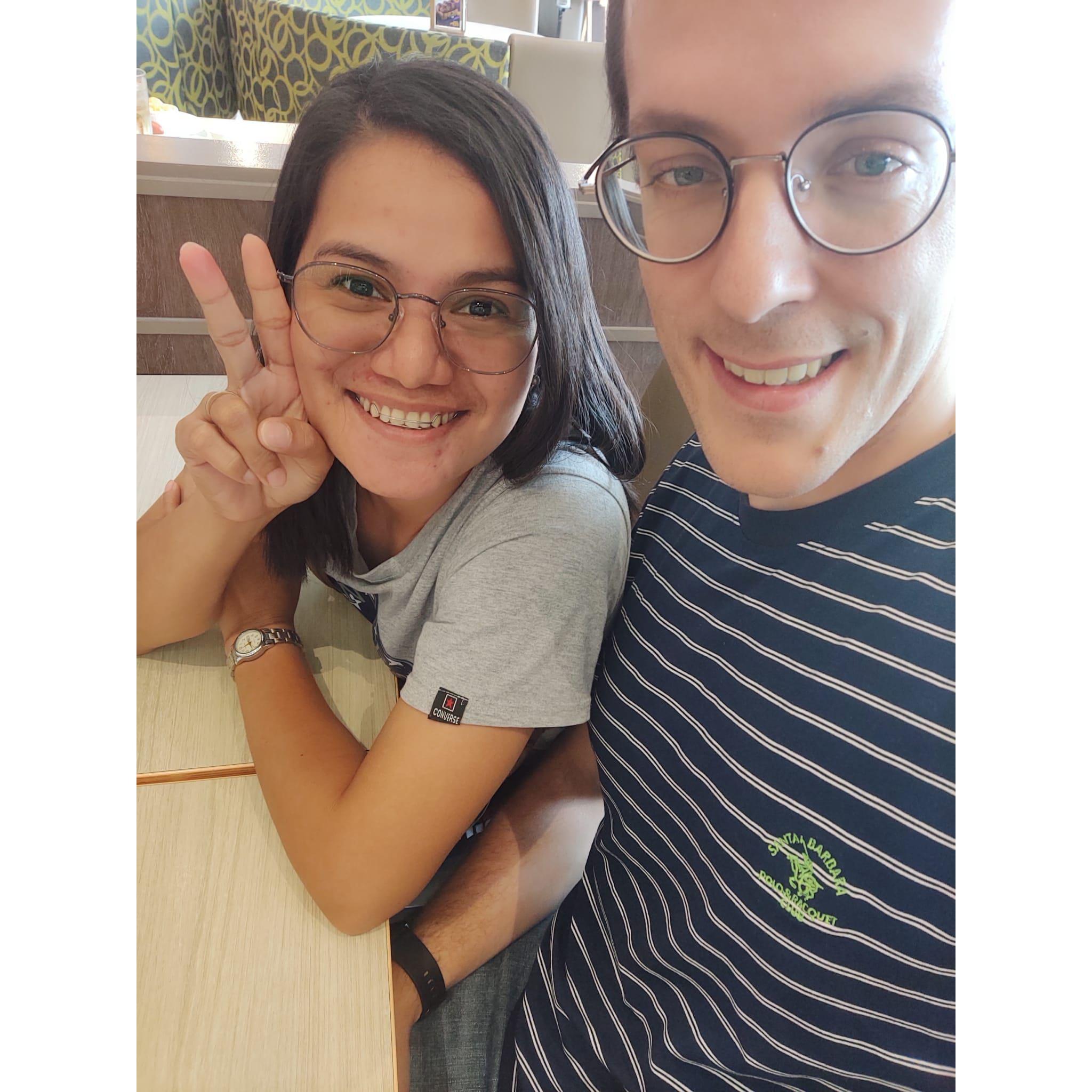 It's not awkward to same-side with the love of your life.