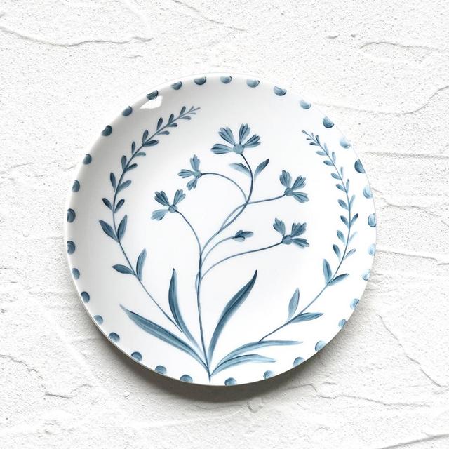 PRE-ORDER - Lapis Bloom Reverse Salad Plate