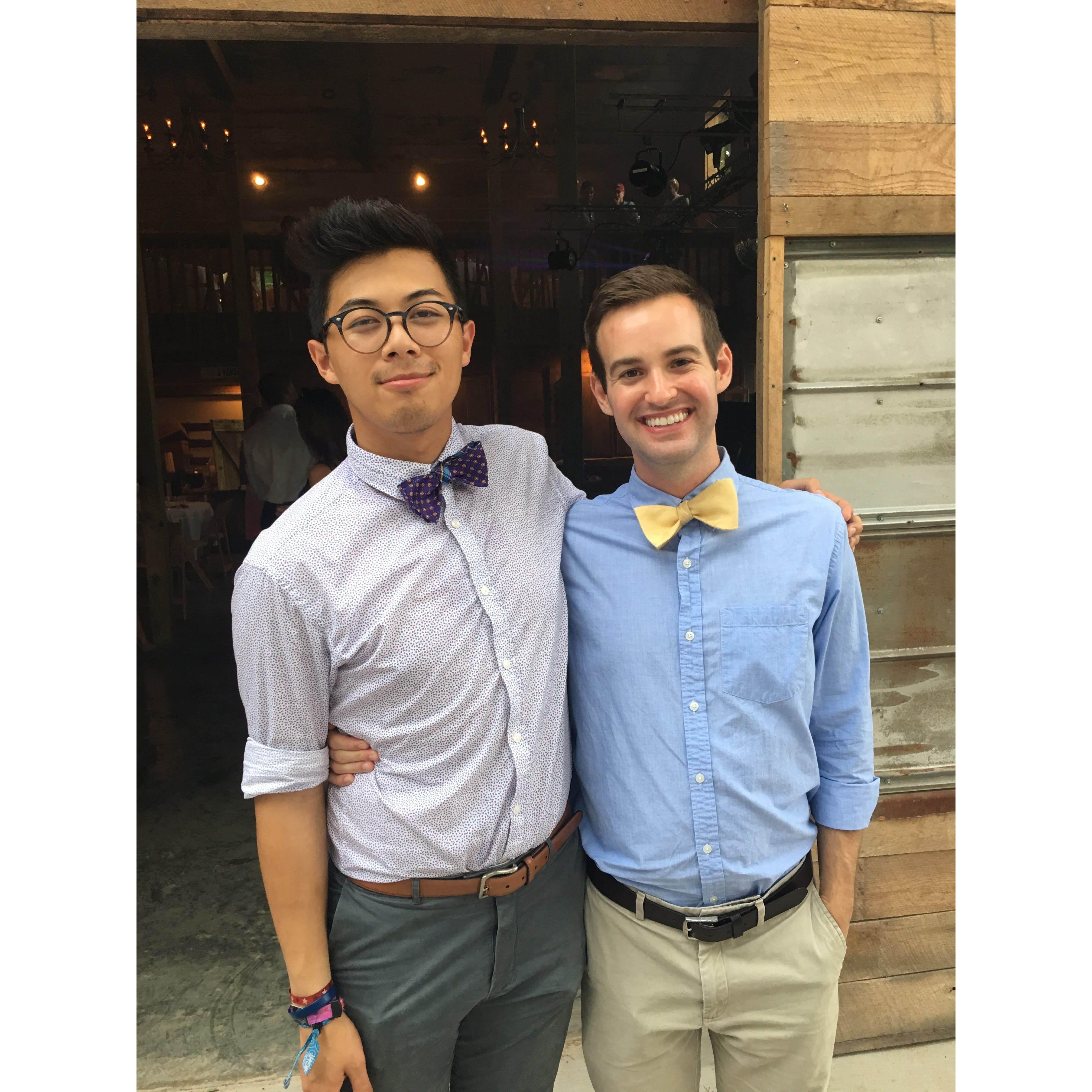 Meeting Matt's friends for the first time - June 2016