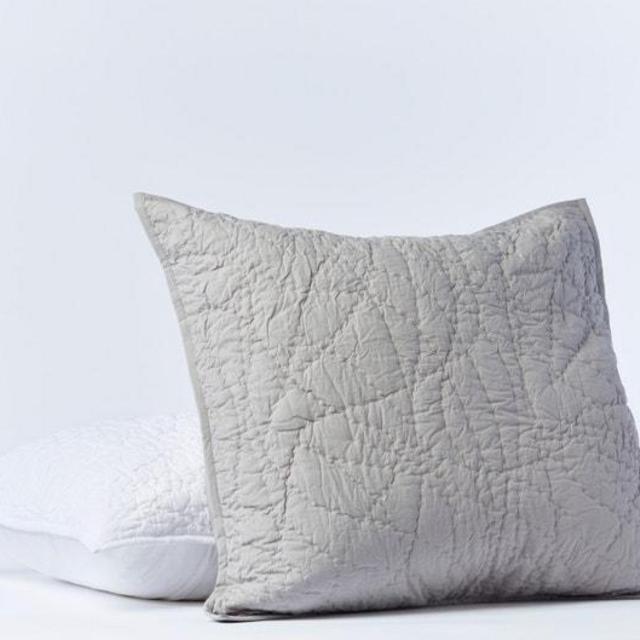 White Manzanita Organic Handstitched Shams (2)