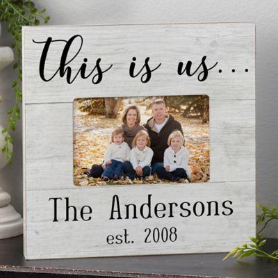 This Is Us Personalized Box Picture Frame- Horizontal