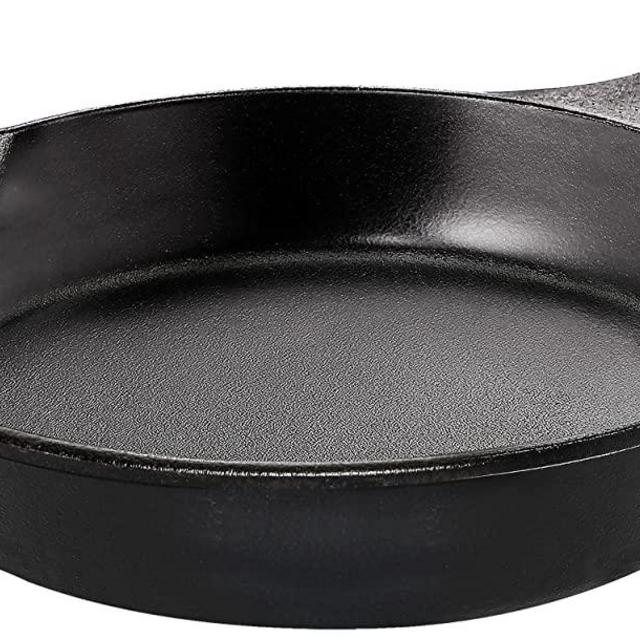 Utopia Kitchen 8 Inch Pre-Seasoned Cast iron Skillet - Frying Pan - Safe Grill Cookware for indoor & Outdoor Use - Chef's Pan - Cast Iron Pan (Black)