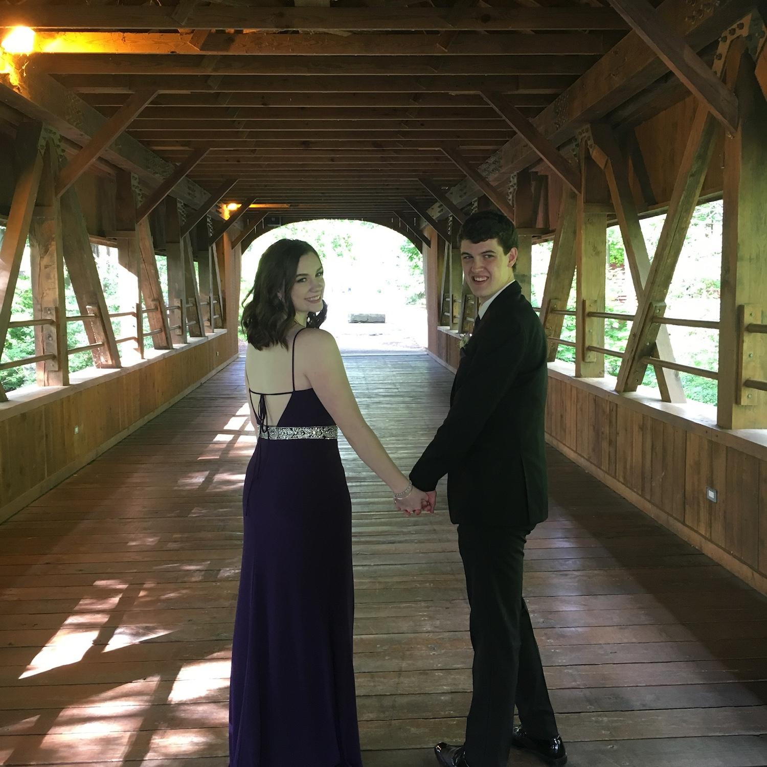 Patrick’s prom the first year of their relationship: 2017
