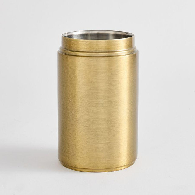 Everson Stainless Steel Wine Chiller - Gold