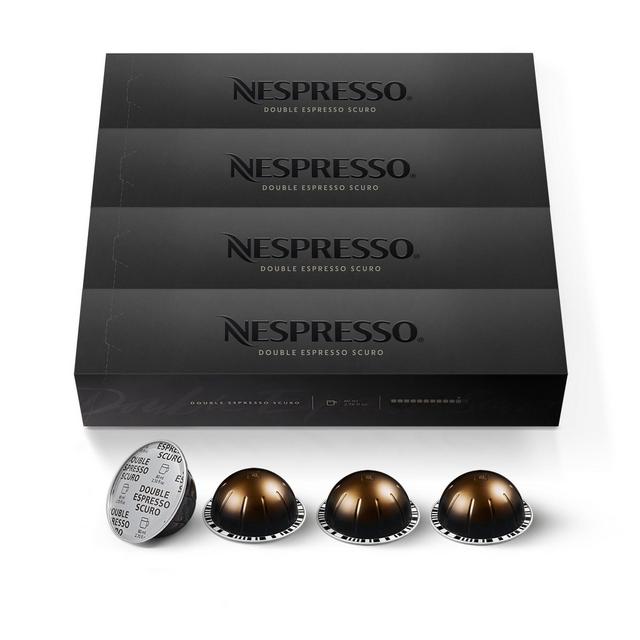 Nespresso Vertuo Double Espresso Scuro Capsules Medium Roast - 40ct