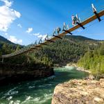 Kootenai Falls and Swinging Bridge
