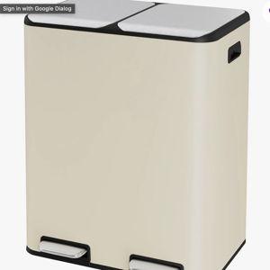 Pirecart 16 Gal Dual Kitchen Trash Can, Garbage Bin, Recycle Waste Dustbin, W/2 Built-In Box For Odor Control, Soft-Close Lid,2 Buckets, Foot Pedal, Side Handle, For Home Office & Reviews | Wayfair