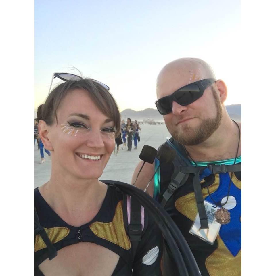 Annual summer camping trip in the desert