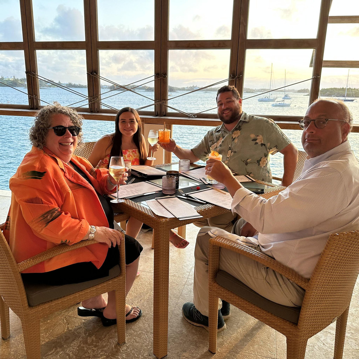 Family Dinner in Bermuda- Stunning!