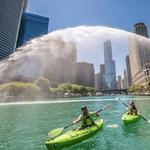 Urban Kayaks on the Chicago River