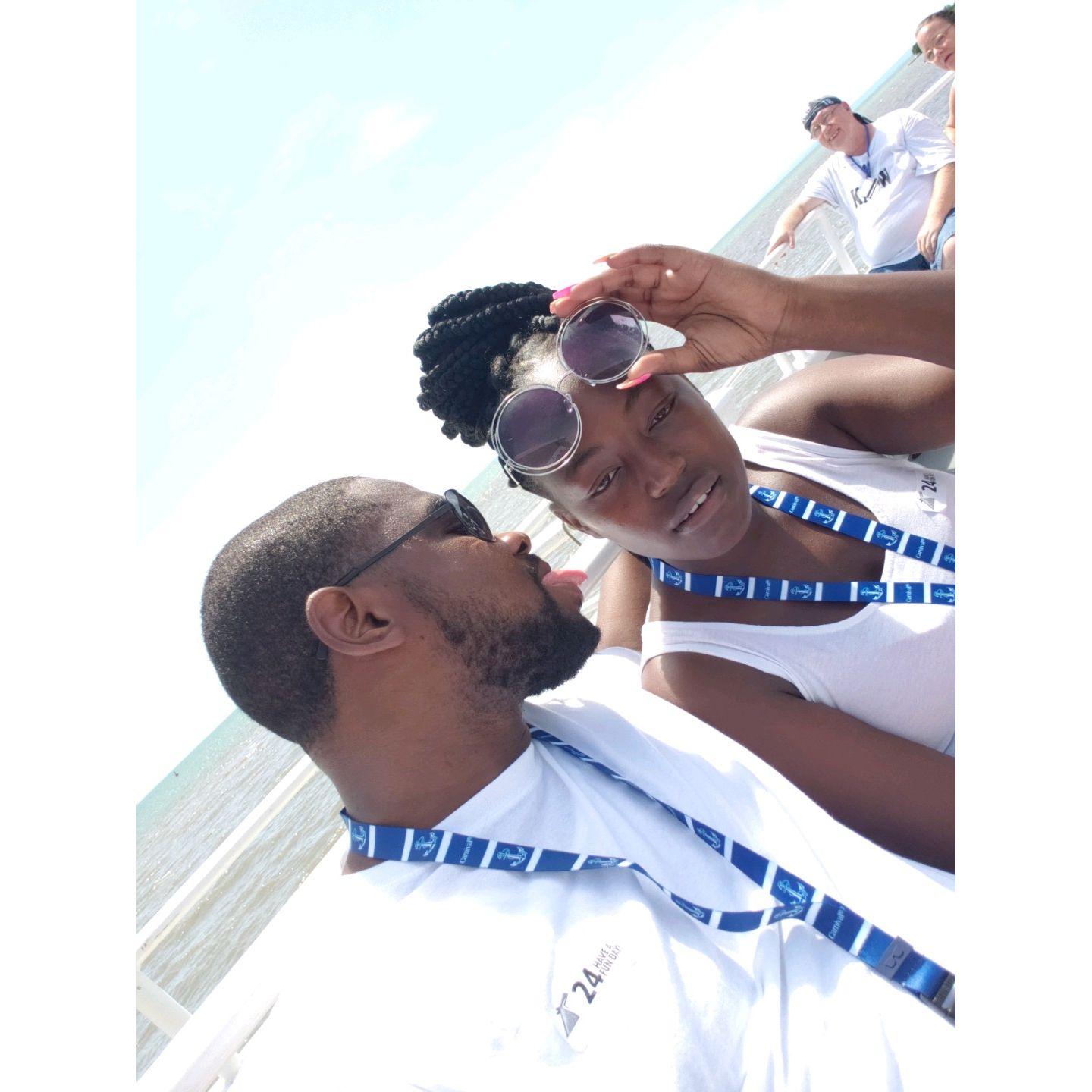 He always playing hahaha. I couldn't see