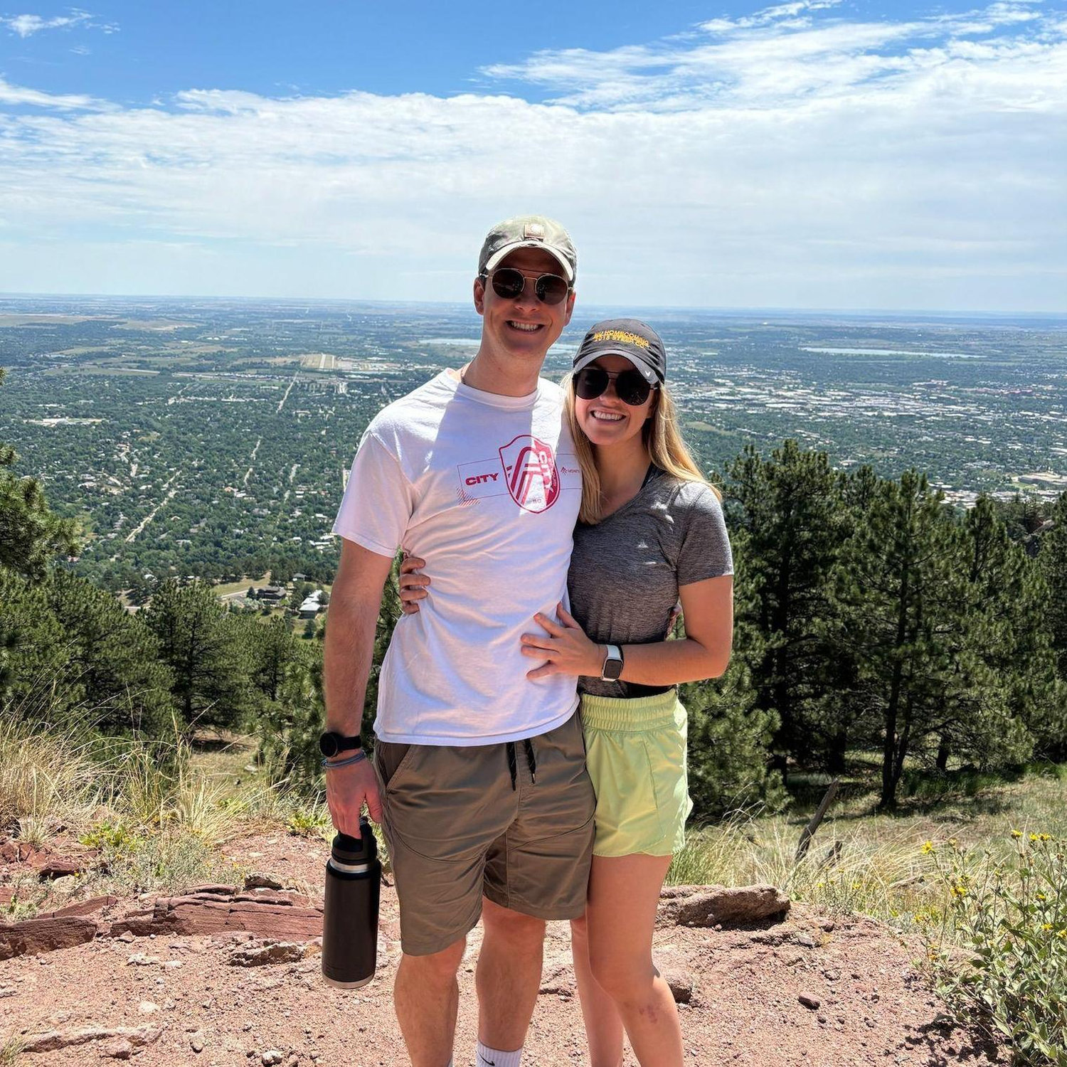 Hiking in Boulder, Colorado with our friends! Shoutout Trent, Chandler, Marisa, and Josh!