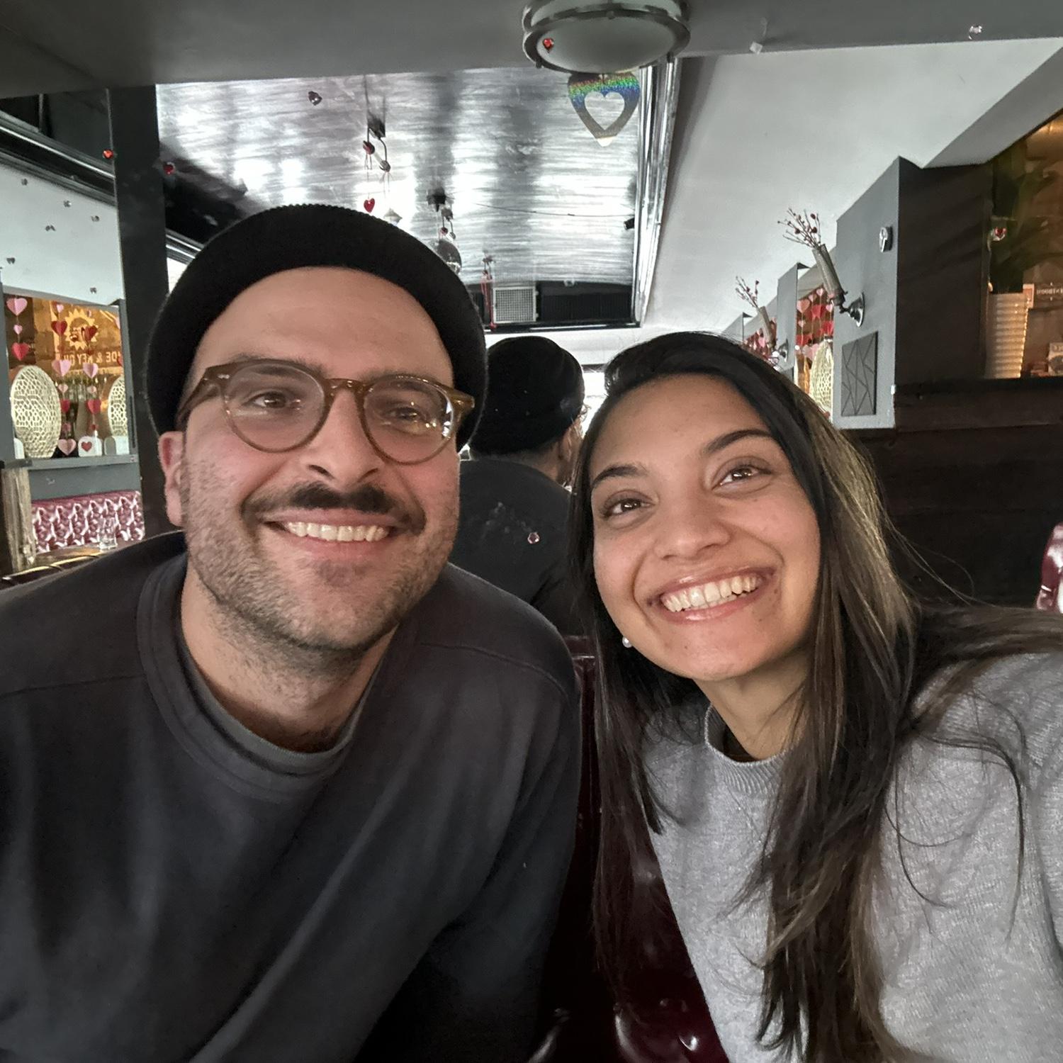 Rosebud Diner (where they became official!) - January 2024