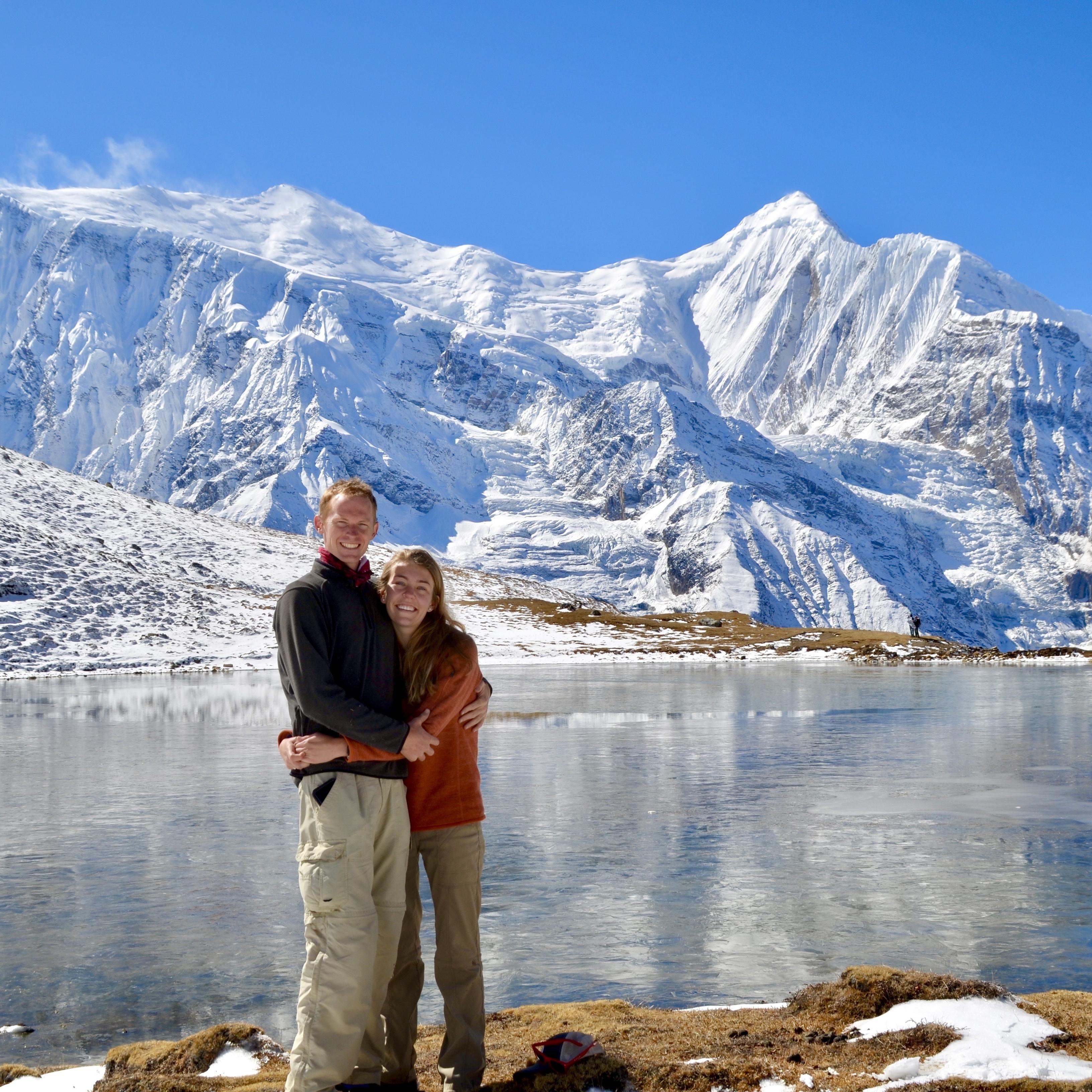 We traveled to Nepal together to hike the Annapurna Circuit! Even after 120kms of frigid hiking and lots of dal baht, we still weren't sick of each other.