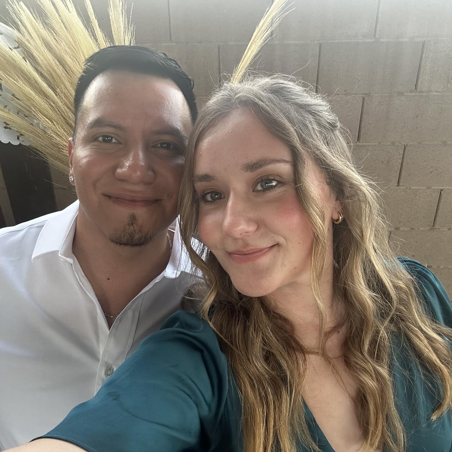 Our first wedding as a couple together🫶
