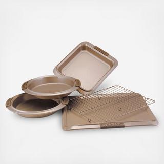 Advanced Bronze Non-Stick Bakeware Set,  5-Piece