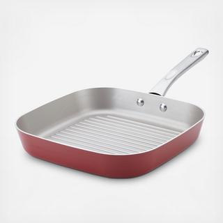 Porcelain Enamel Square Grill Pan