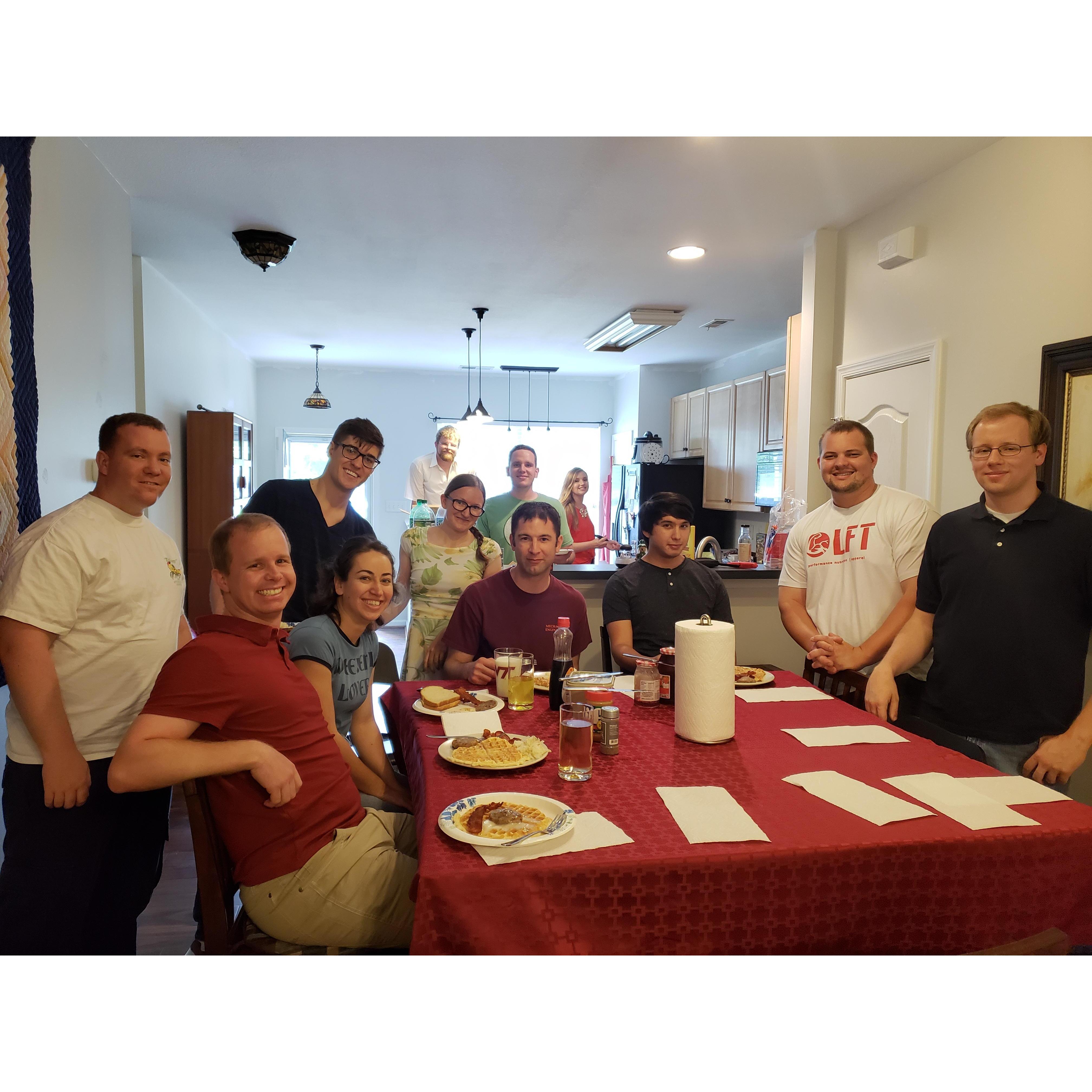 Adoptive family. We don't have a picture with everyone. Thank you for being a part of our lives this last year. Familia adoptiva no tenemos una foto con todos. Gracias por ser parte de nuestras vidas.