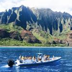 Na Pali Coast boat/snorkel/sea caves tours