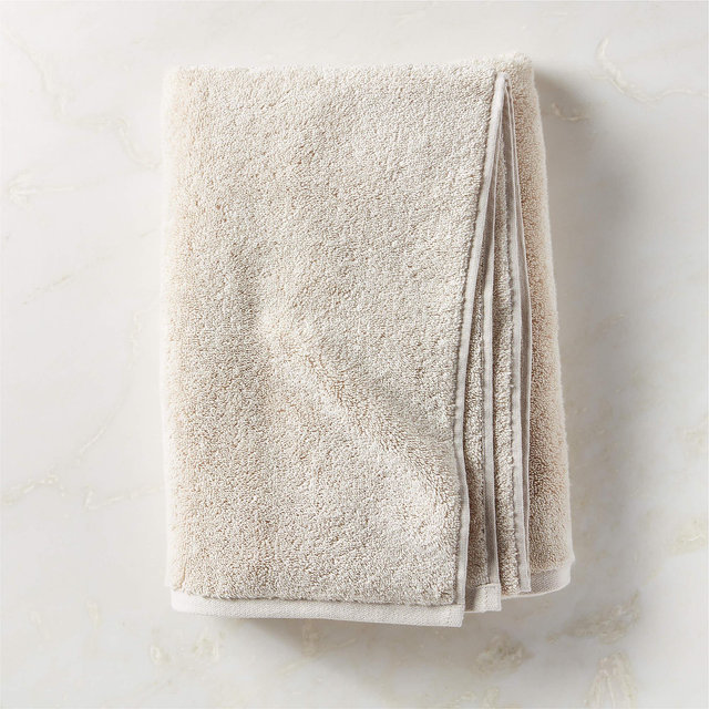 Kalani Organic Cotton Sand Solid Bath Towel