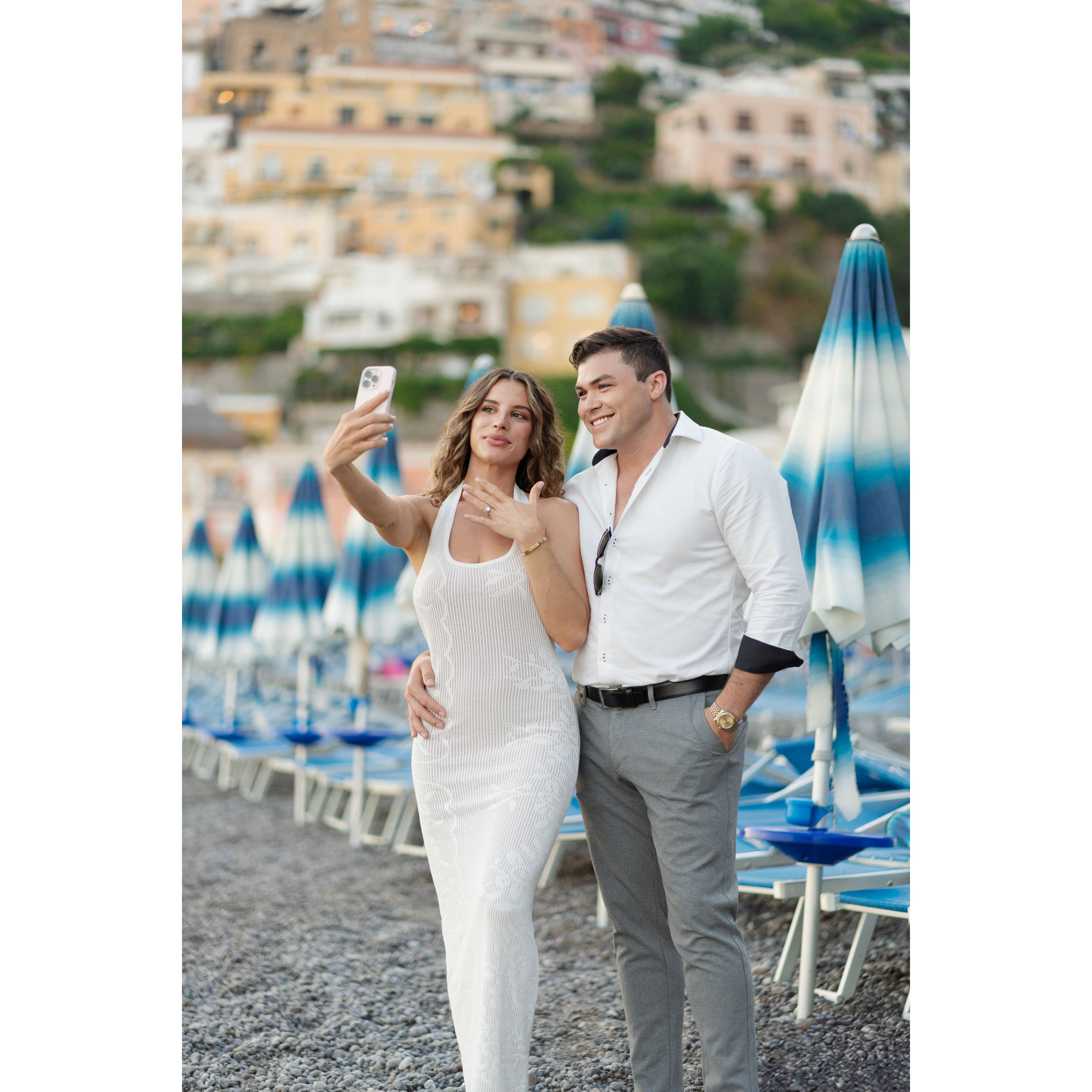 8/12/24 The first selfie as fiancés