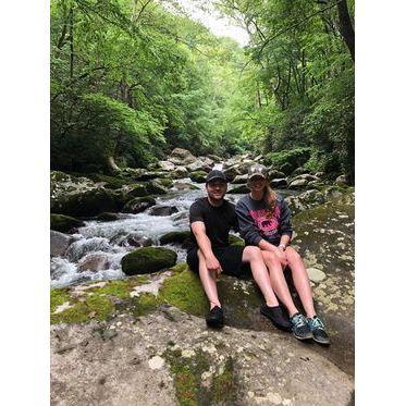 We traveled to the Smoky Mountains together.