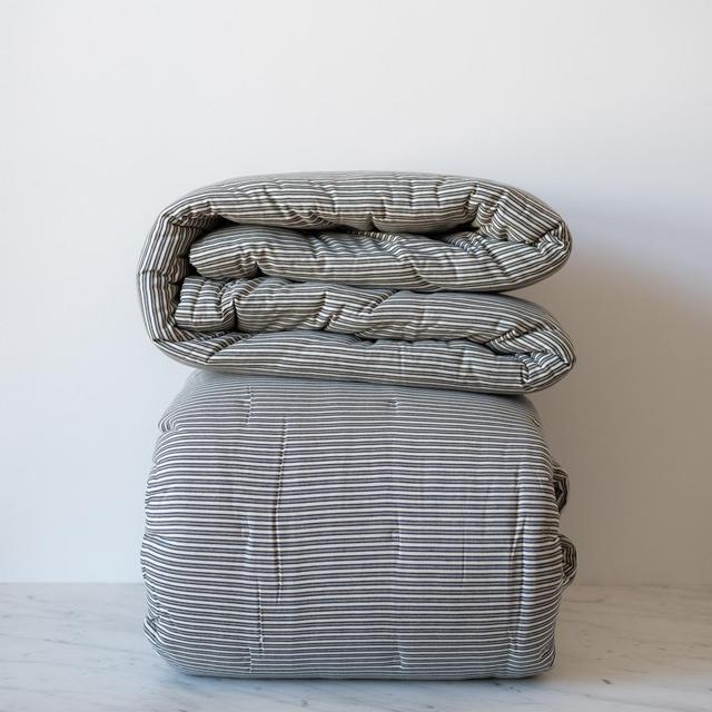 Cotton Stripe Quilt in Large