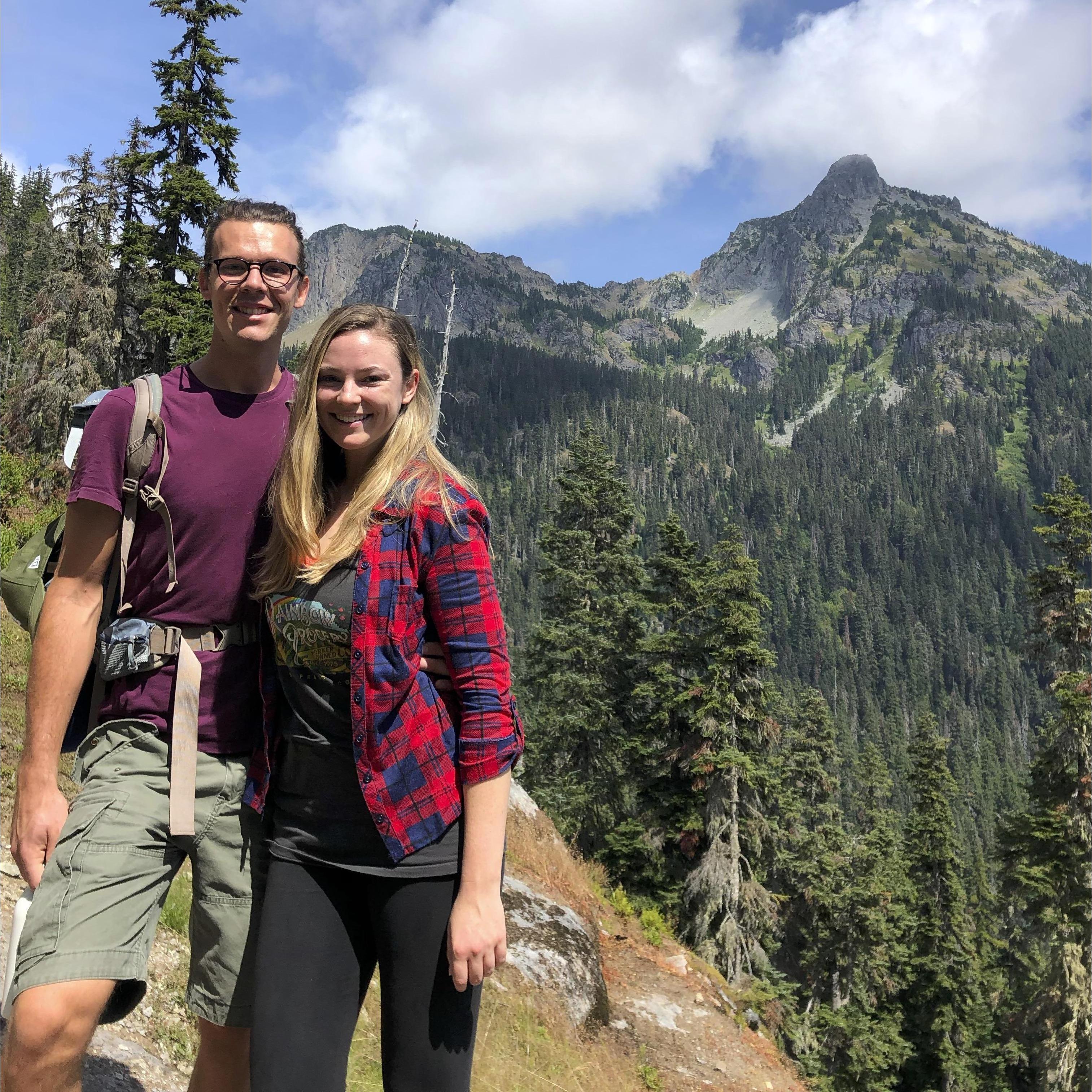 Our first backpacking trip together