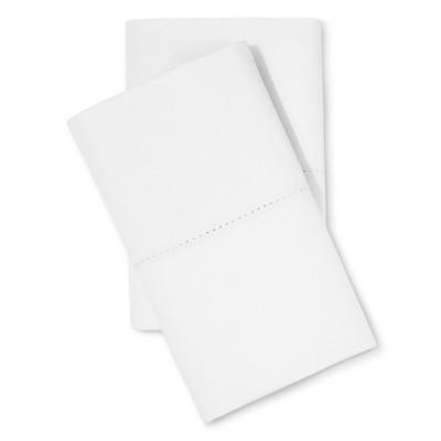 Supima Classic Hemstitch Pillowcase Set (King)White 700 Thread Count - Fieldcrest&#153;
