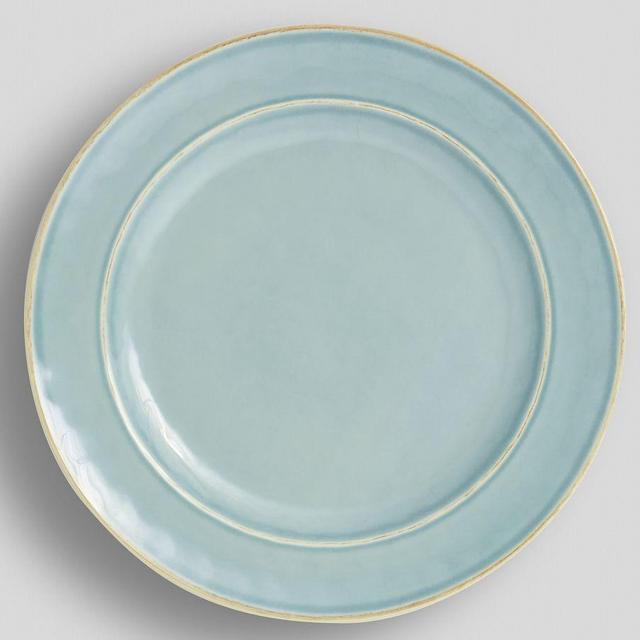 Cabana Melamine Dinner Plate, Set of 4 -Turquoise