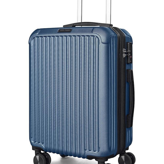 LIGHT FLIGHT Carry On Luggage 22x14x9 Airline Approved, Durable Hard Shell Carry On Suitcases with Wheels, Expandable Hardside Lightweight Travel Luggage with TSA Lock, Royal Blue