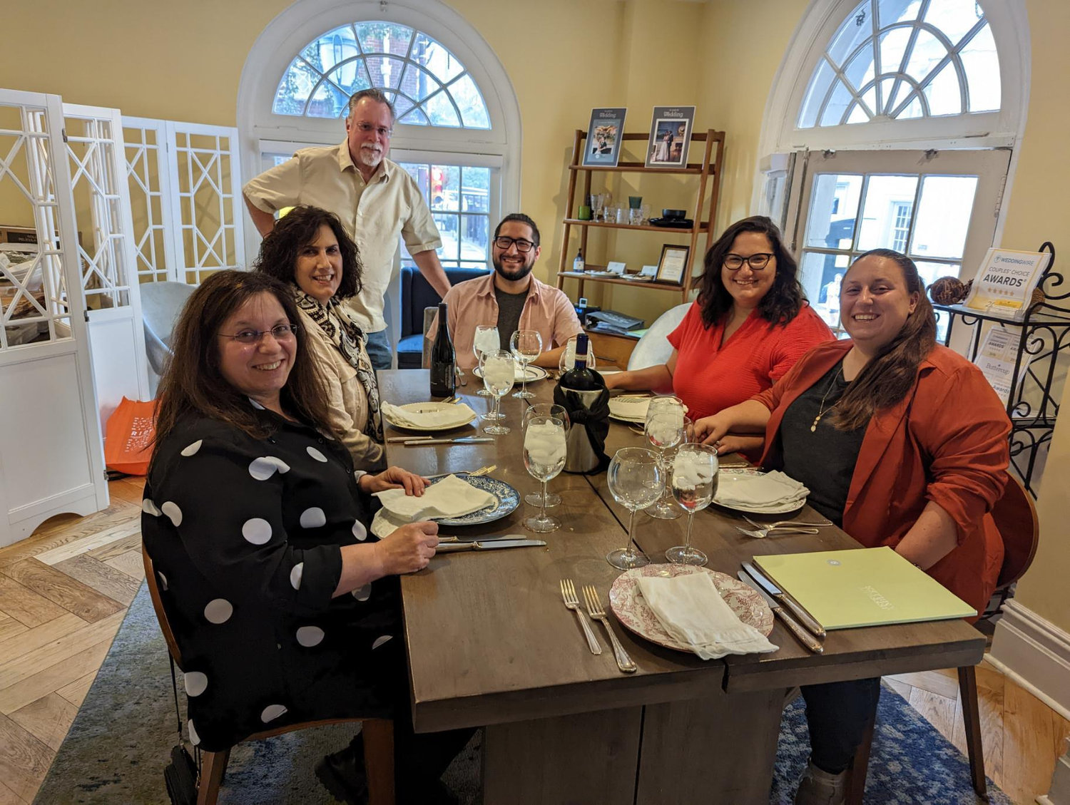 Wedding food tasting! Yum!