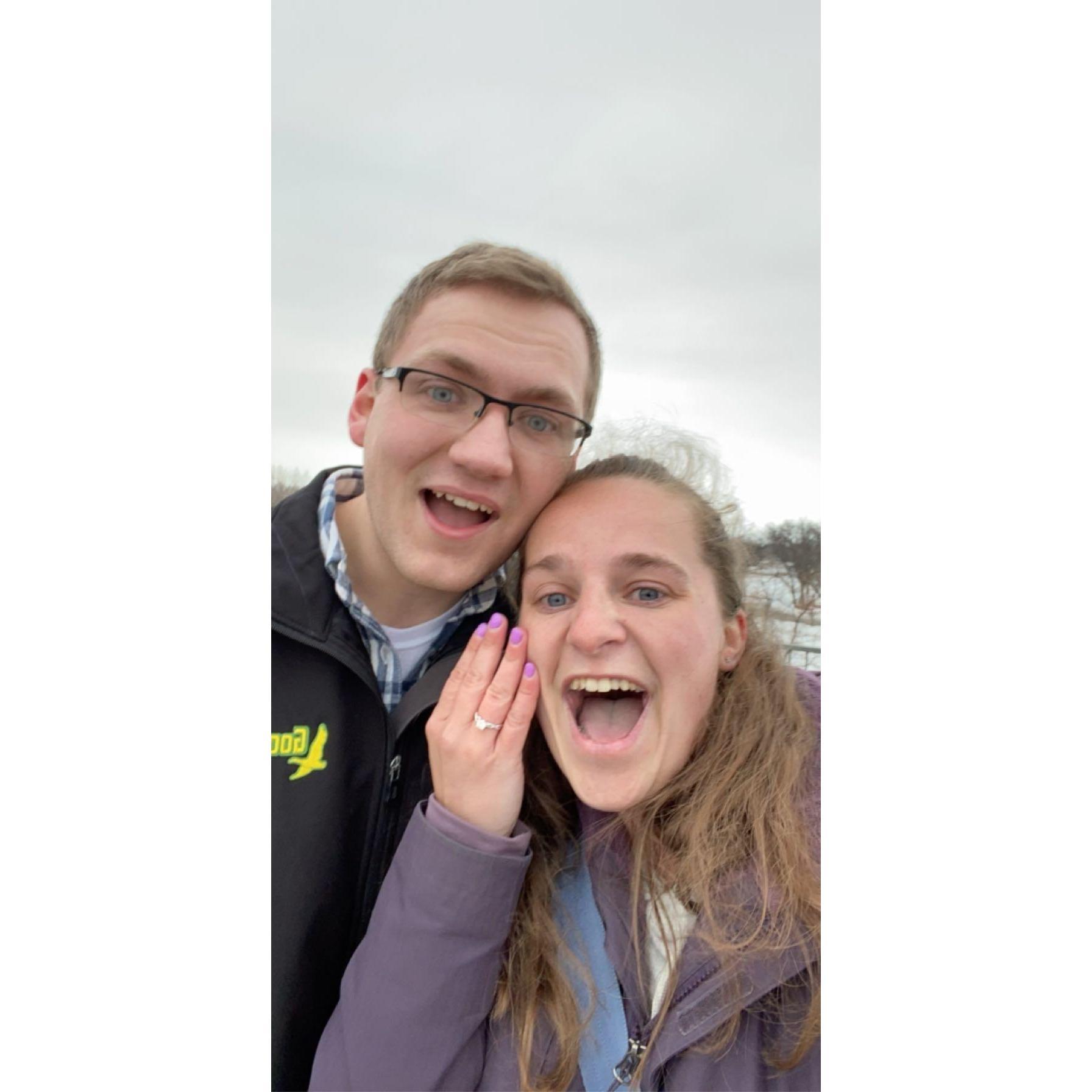 The day we got engaged!!