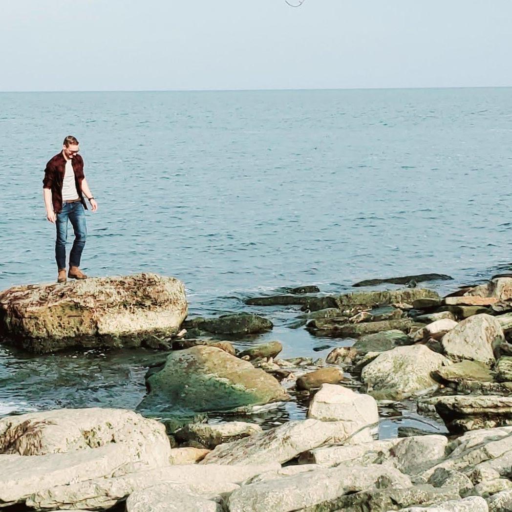 Our second date when he surprised me with a random trip to Marblehead.