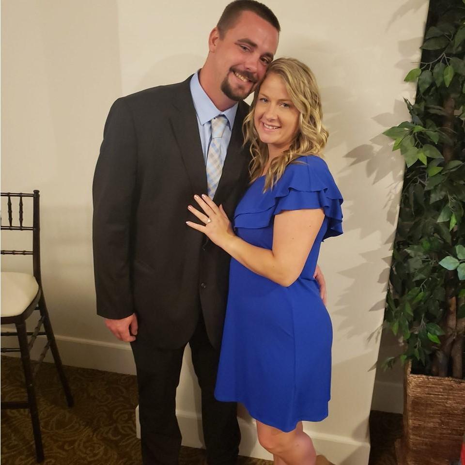 Our first wedding engaged