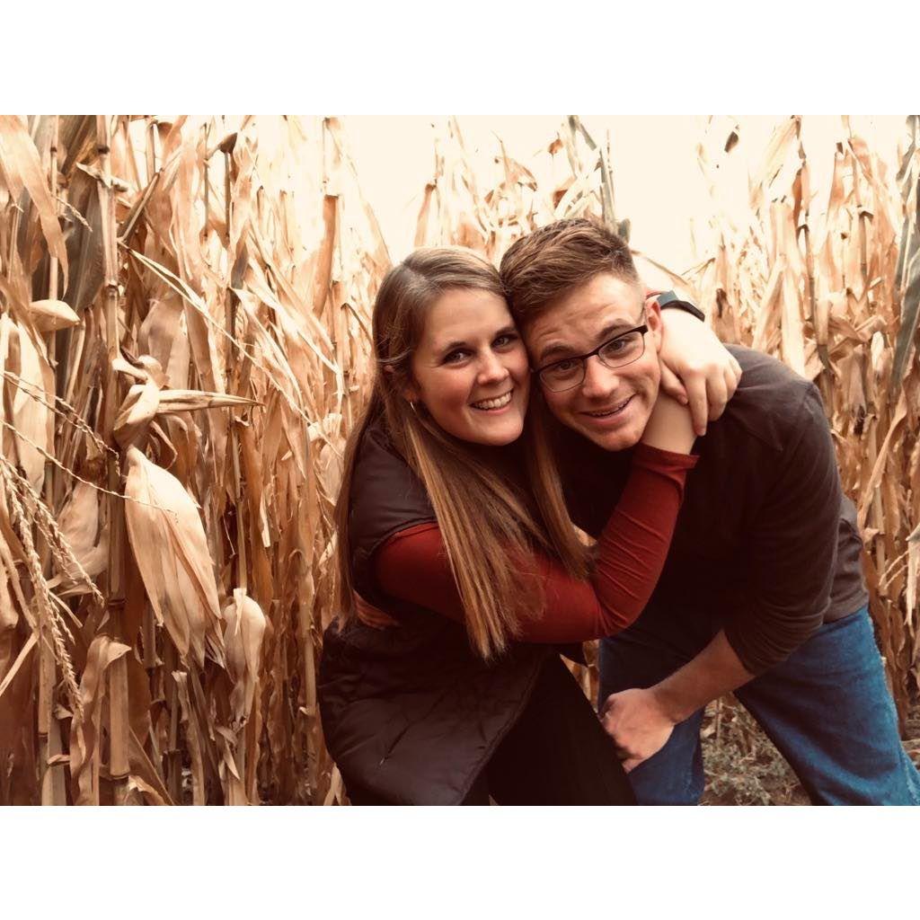 Fun in the corn maze! 10/23/21