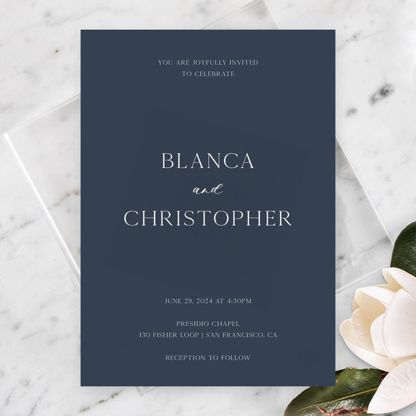 Zola Wedding Invitations - Gendron Portrait