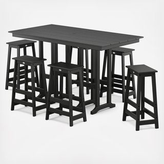 Modern Studio 7-Piece Bar Stool Set