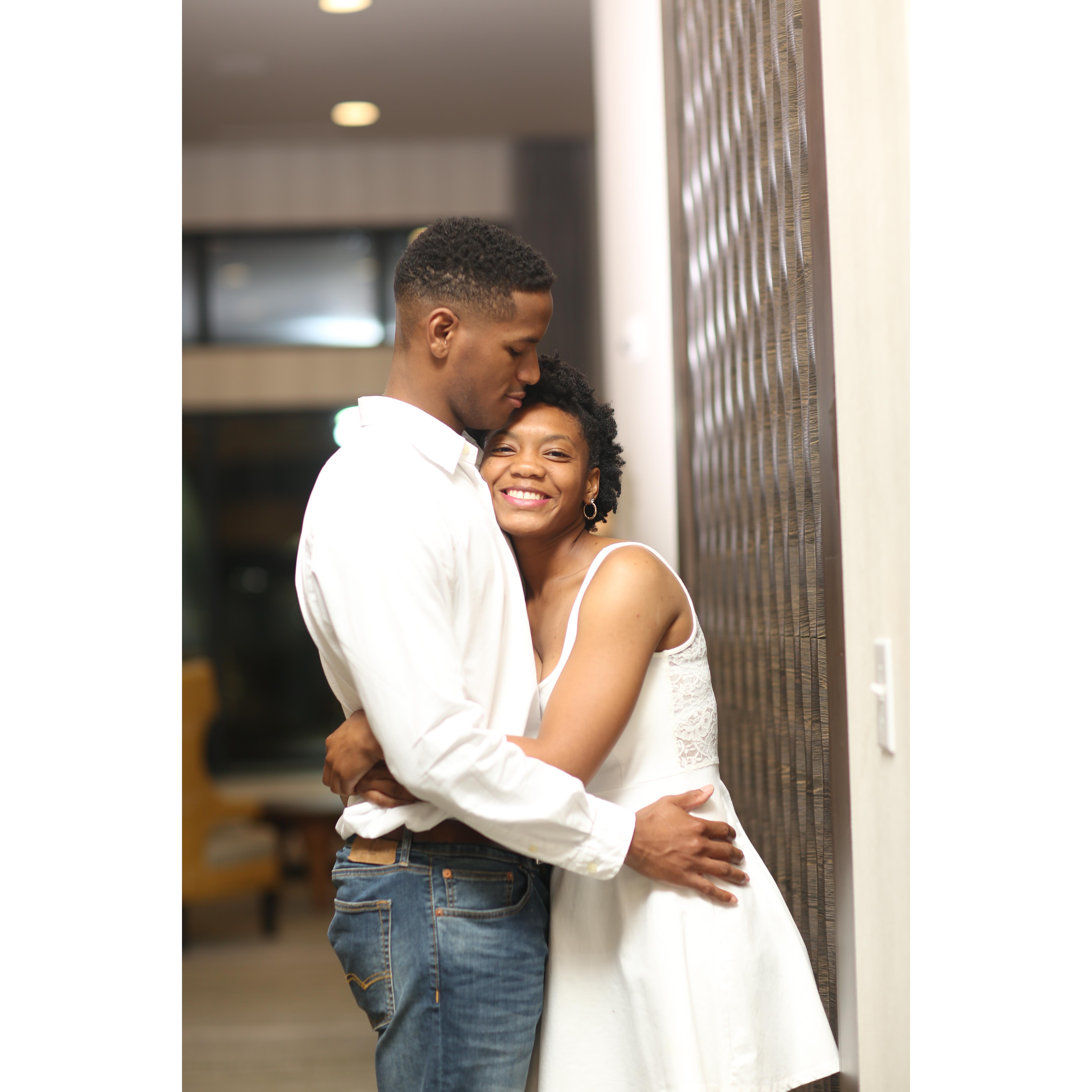 May, 2018. 3rd professional photo shoot. The love grew more genuine every time.