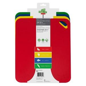 Architec Gripper Flex Chop Set of 4 Poly Cutting Boards