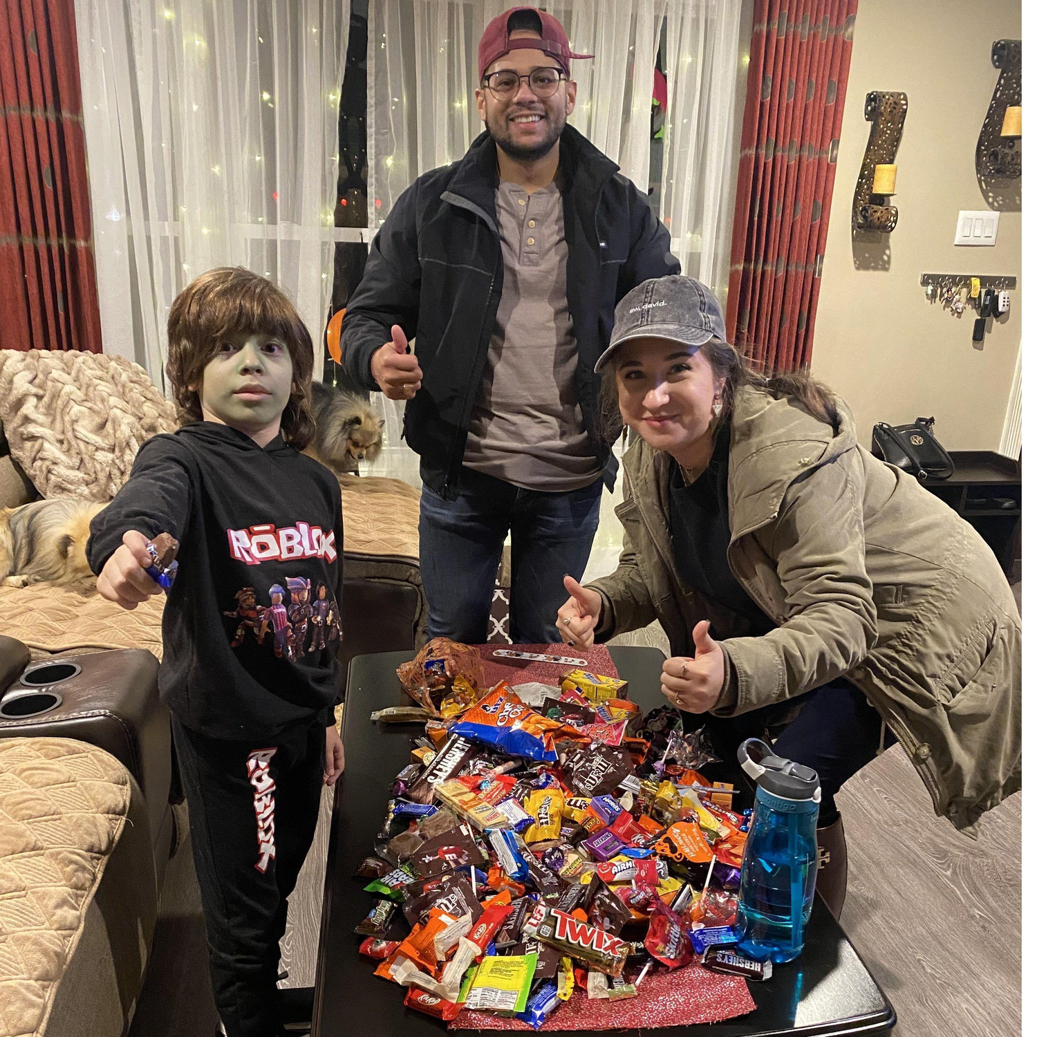 Our First Halloween with Vals Nephew