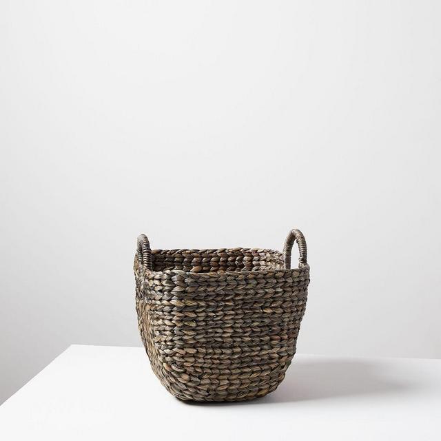 Large Curved Basket, Tobacco
