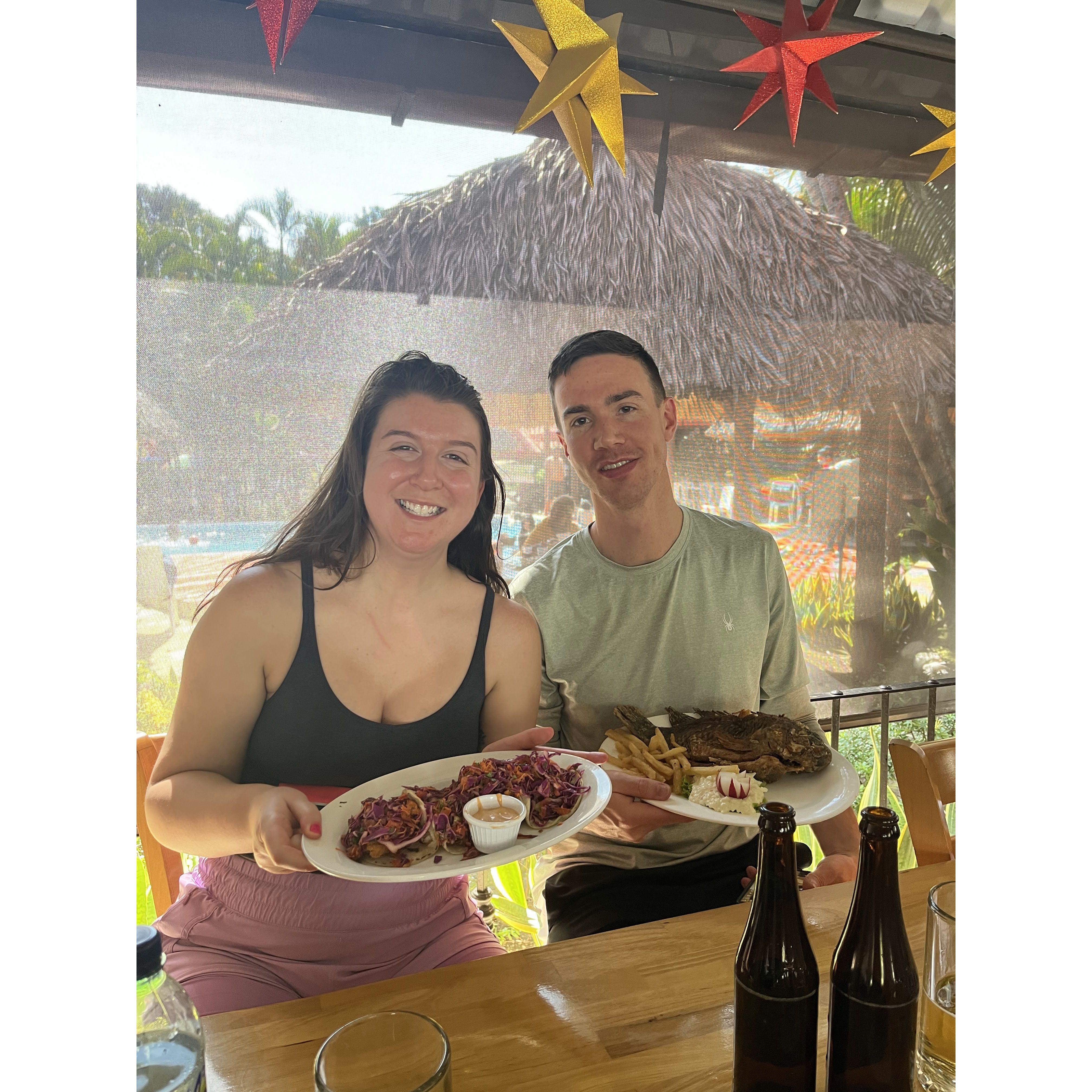 Traveling to Guatemala for Becca's sister's wedding.