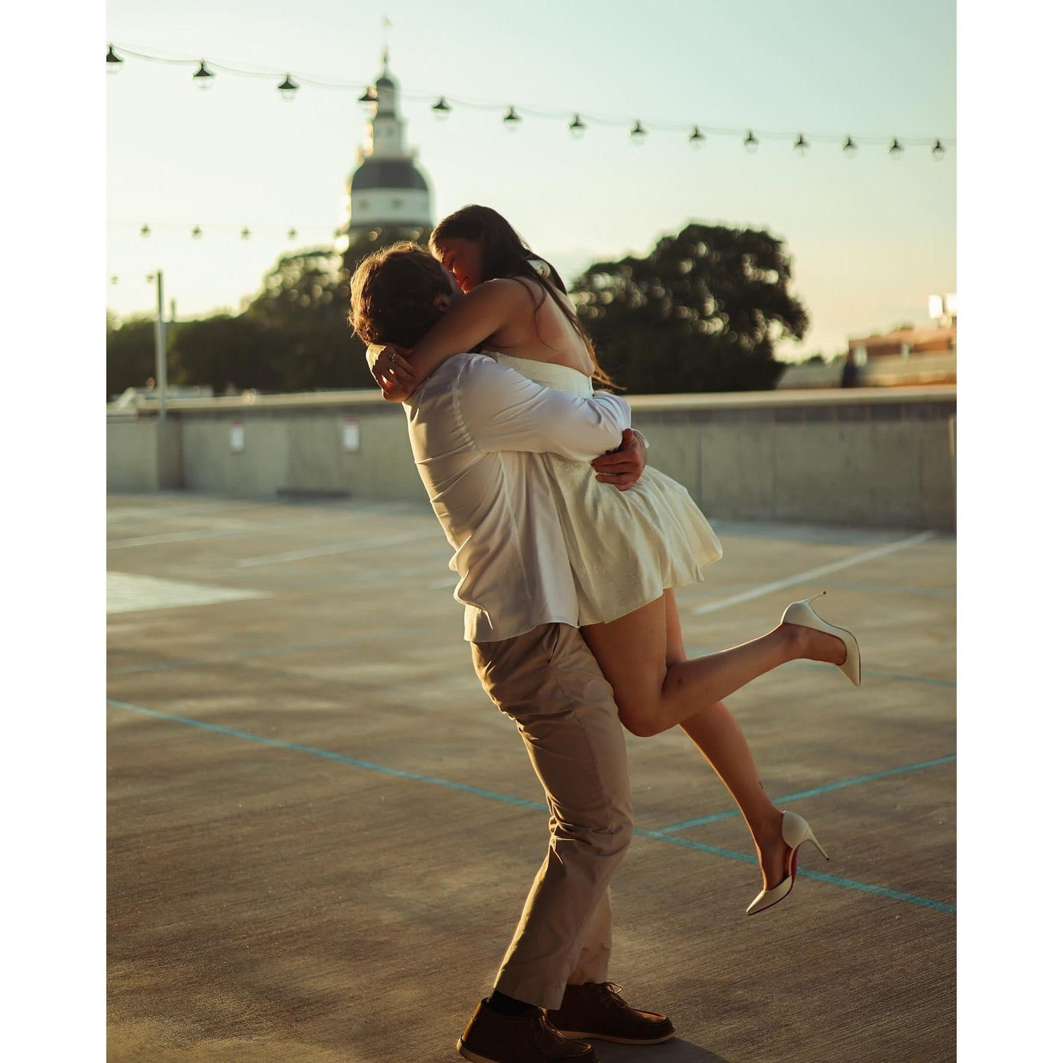One of many engagement pictures in downtown Annapolis.