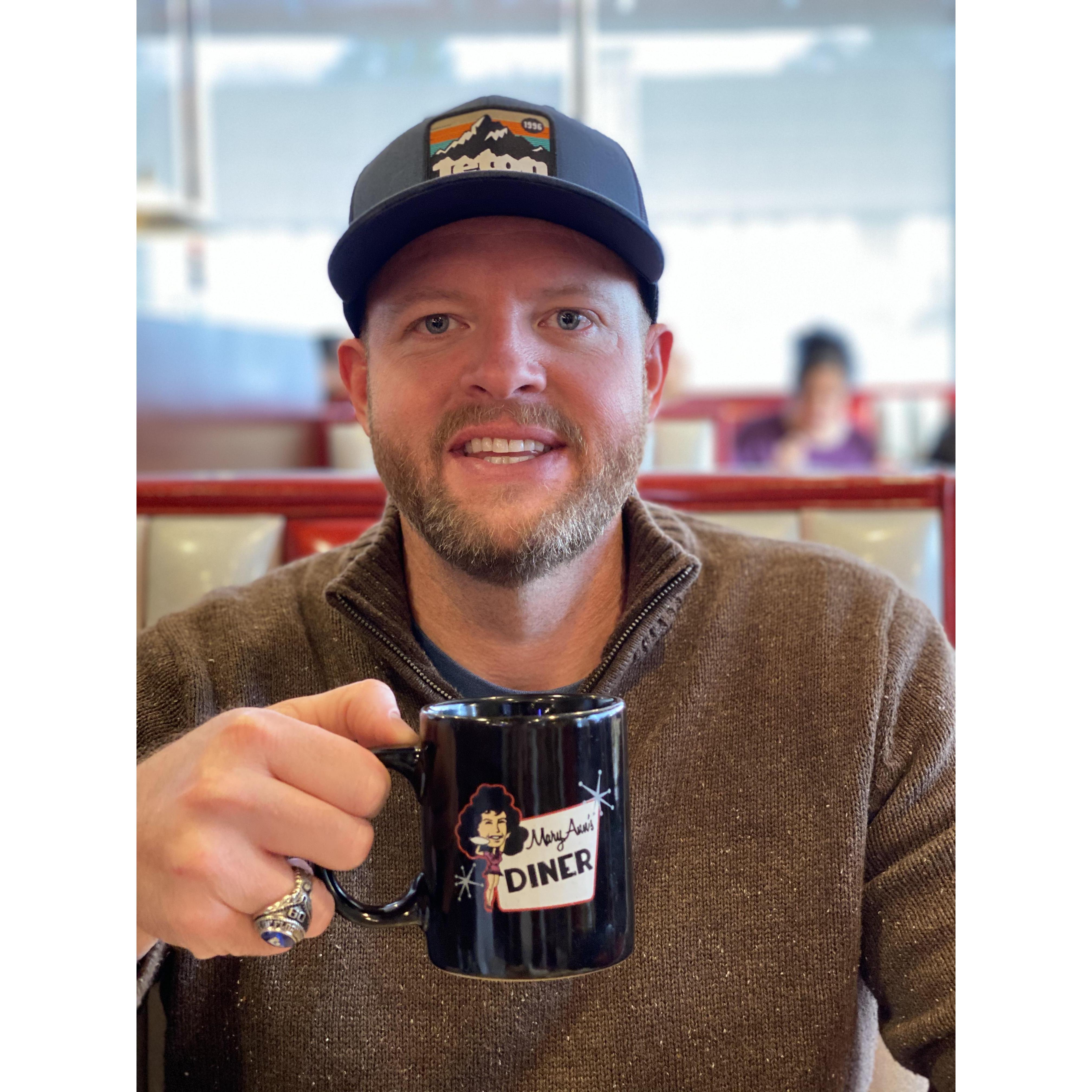 How did this mug end up in the kitchen cabinet?