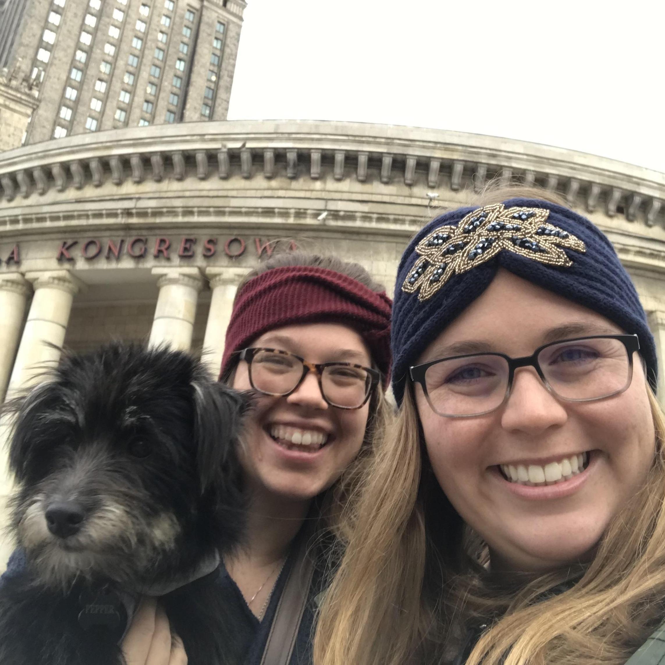 Family trip to Warsaw, Poland, and Pepper's first time traveling with us! (2019)