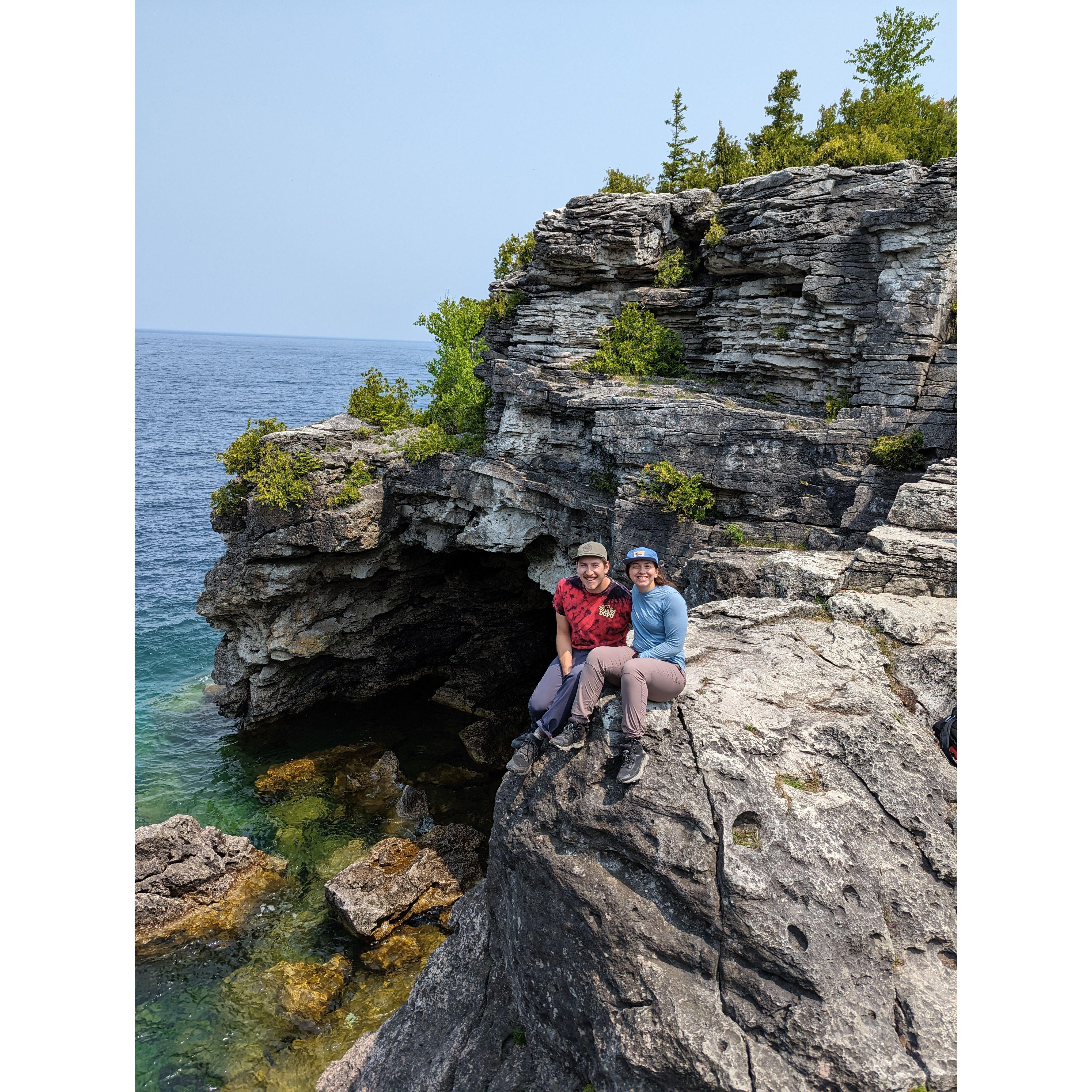 Trip to Bruce Peninsula National Park in Ontario, Canada with our friends Katie and Joe