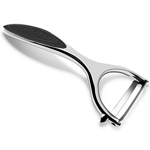 Potato Vegetable Peeler for Kitchen - Premium Stainless Steel Y Shape Swivel Peelers for veggie, Carrot, Fruit, with Ergonomic Non-Slip Handle & Sharp Blade, Good Grip & Durable