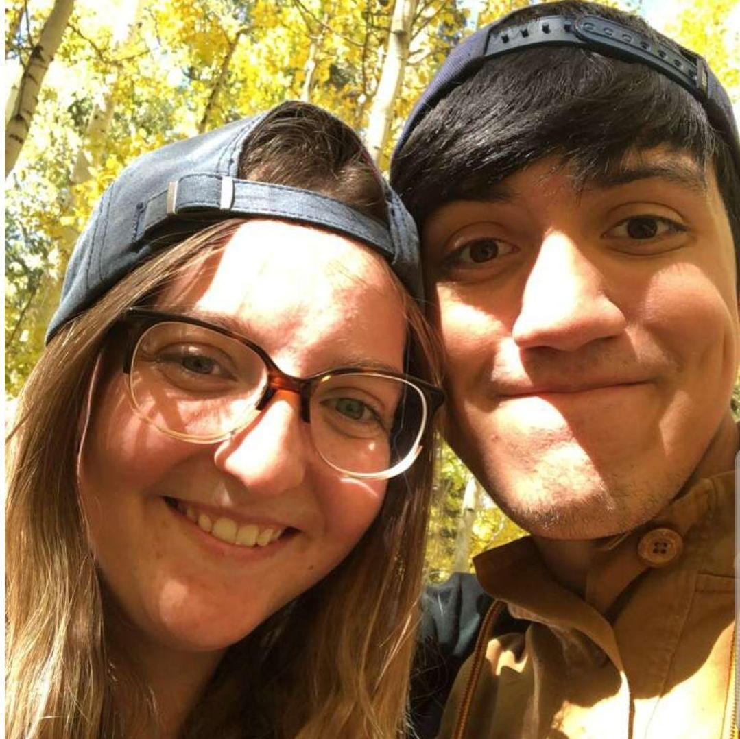Dominic and I met at NAU and became inseperable after our first date! He planned a hike in Aspen Corner, because he knew I loved the leaves in fall, and asked me to officially be his girlfriend here. (Oct. 2019)