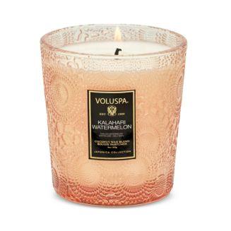 Voluspa Kalahari Watermelon Embossed Glass Classic Candle, 9 oz.